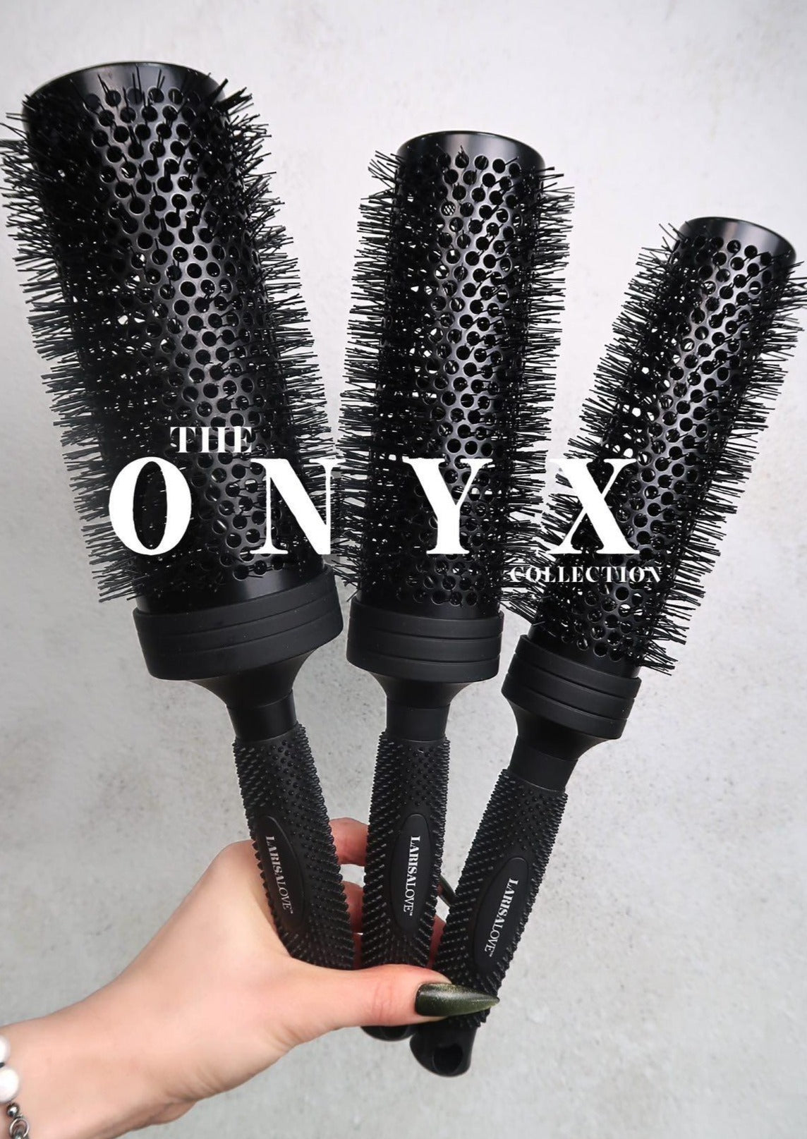 Onyx Collection: Ceramic Ion Round Brush – Larisa Love