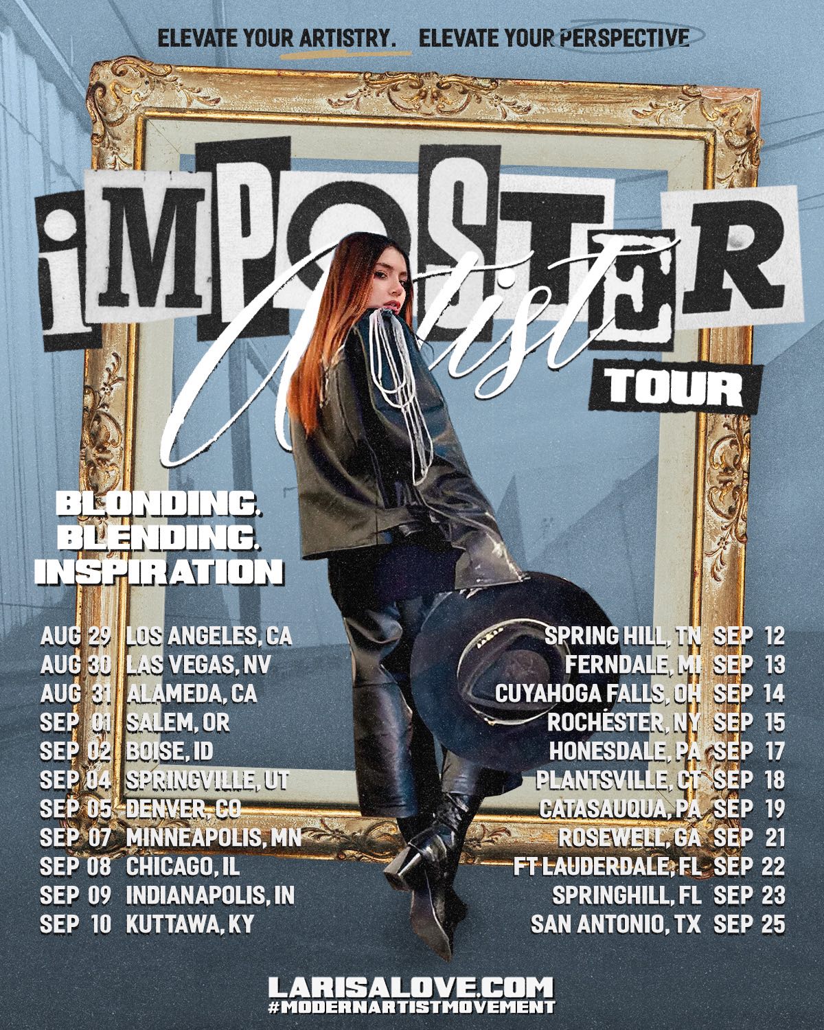Larisa Love Imposter Artist Tour: Aug 30 Las Vegas, NV