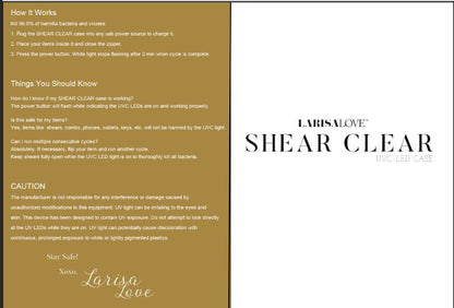Shear Clear UVC-LED Case