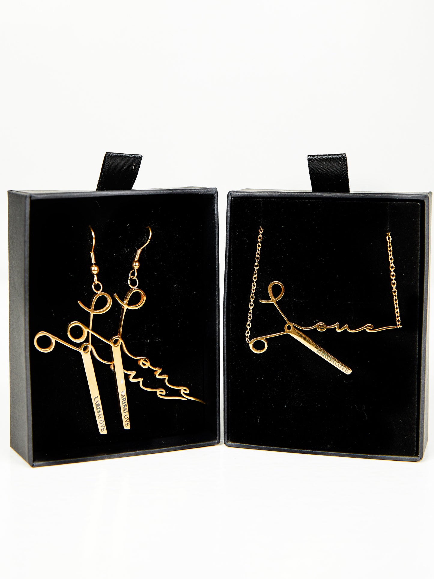 The Valor Collection: Set of Gold Earrings & Necklace