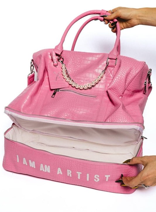 Artisan Series: Artem “I Am An Artist” Brown Vegan Leather Luxury Tote Bag