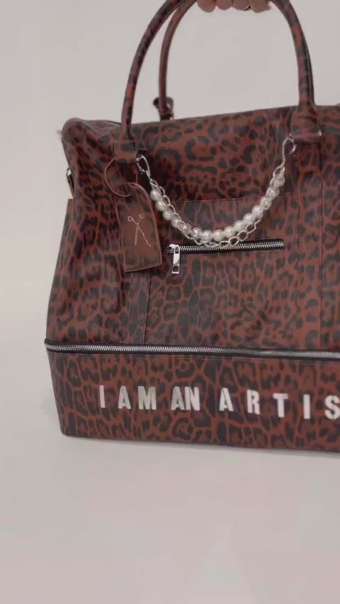 The Andy Modern Artist Brown Vegan Leather Bag – Larisa Love