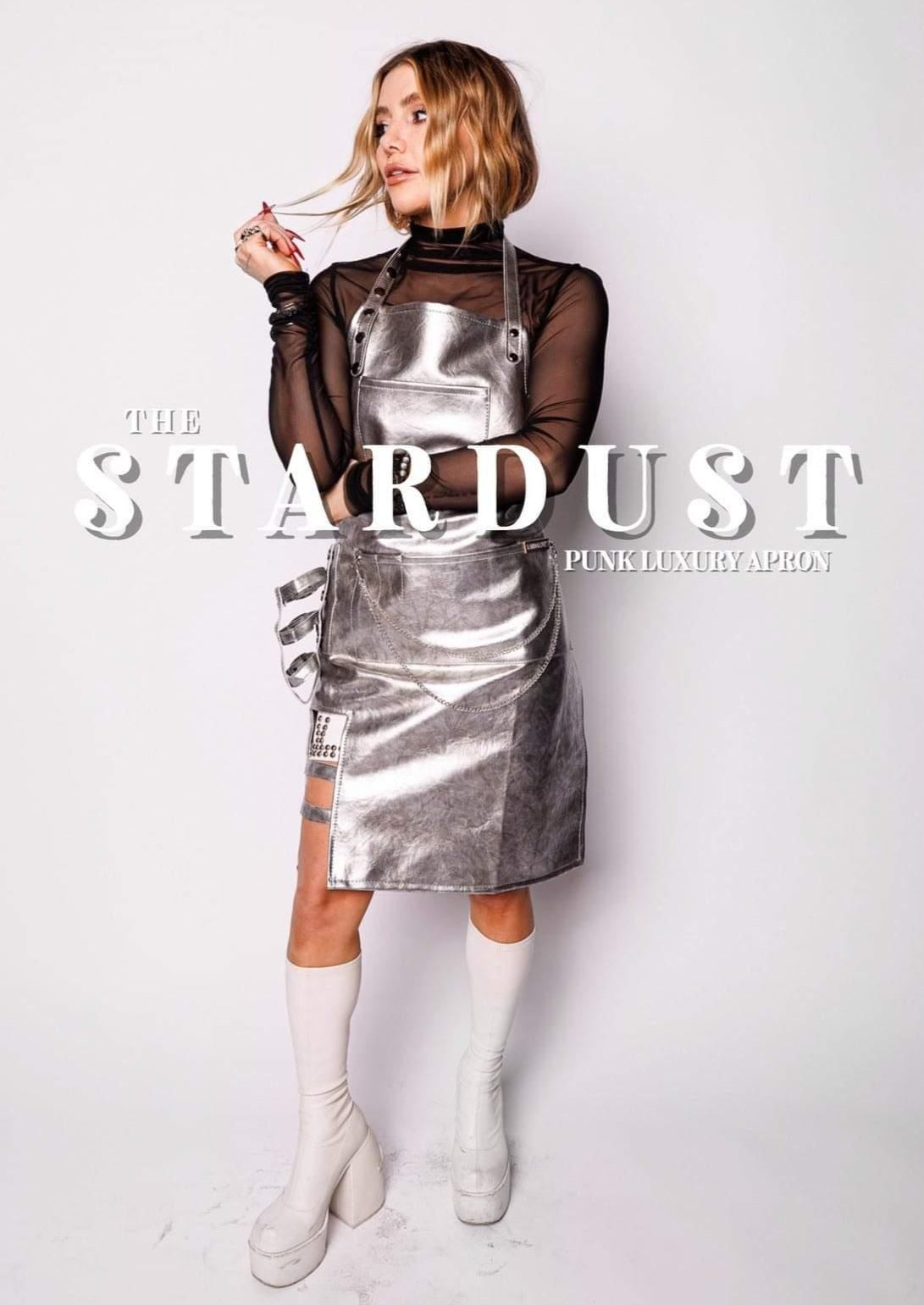 The Stardust Punk Luxury Apron