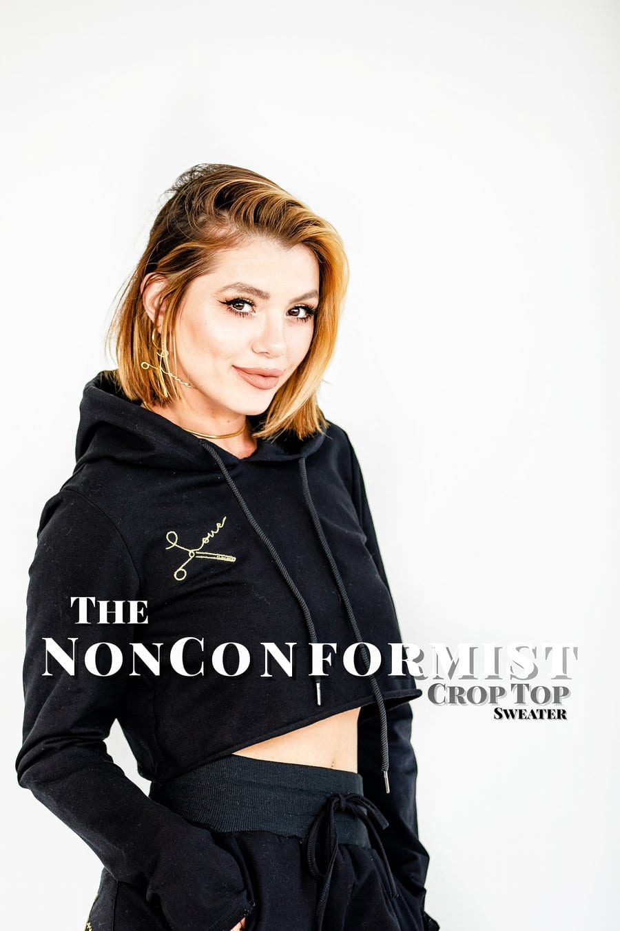 The Nonconformist Crop Top Sweater